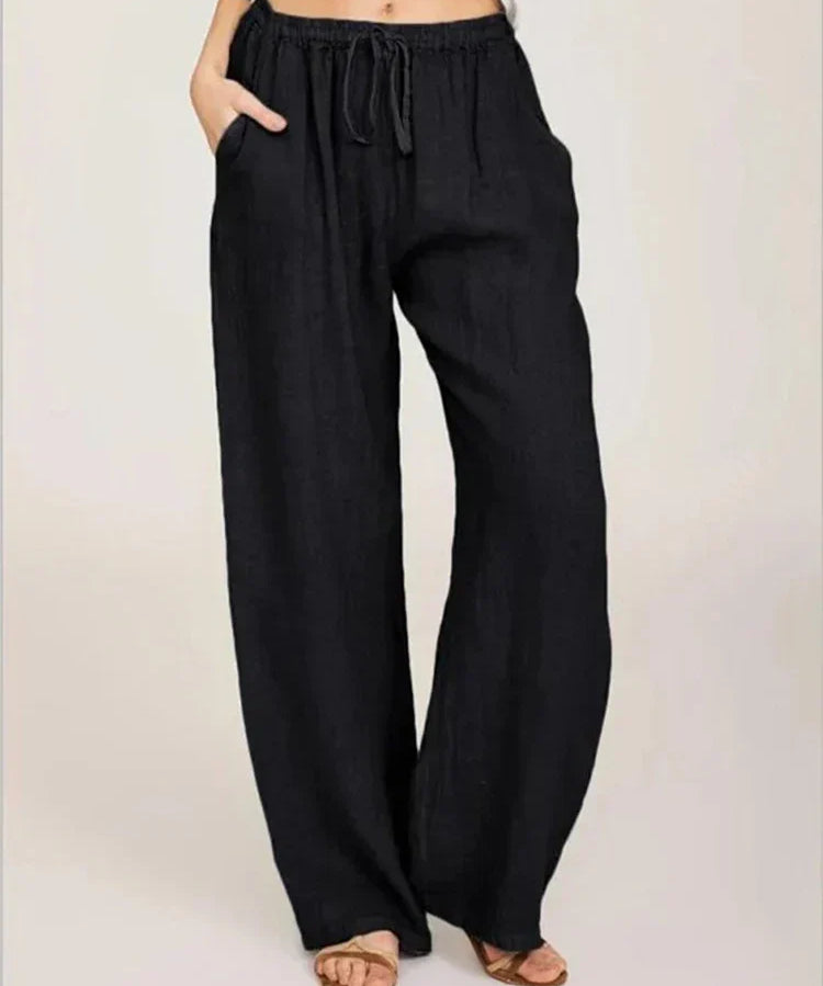 HEIDI | Casual loose pants with drawstring waist