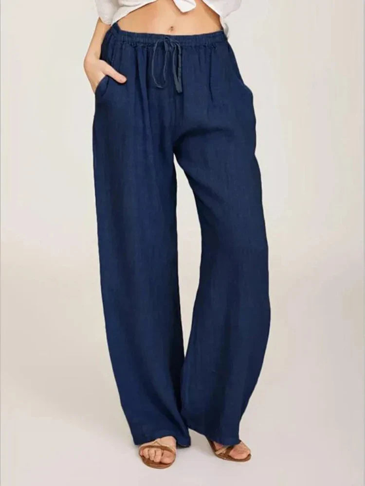HEIDI | Casual loose pants with drawstring waist