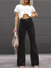 BRIANA | Trendy Flared Corduroy Pants