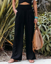 MAYA | High-waisted wide-leg pants