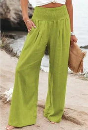 MAYA | High-waisted wide-leg pants