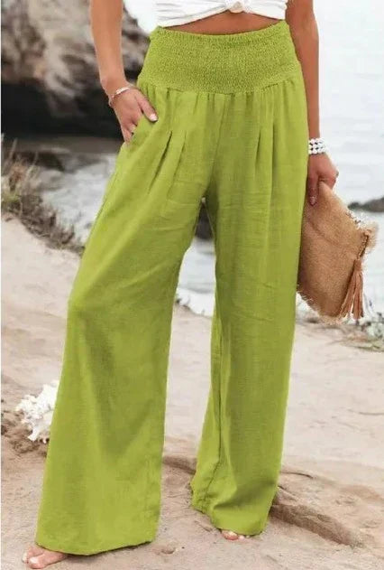 MAYA | High-waisted wide-leg pants