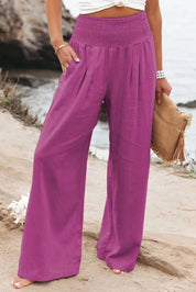 MAYA | High-waisted wide-leg pants