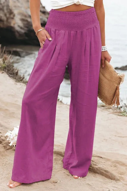 MAYA | High-waisted wide-leg pants