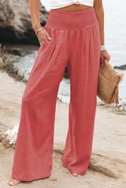 MAYA | High-waisted wide-leg pants