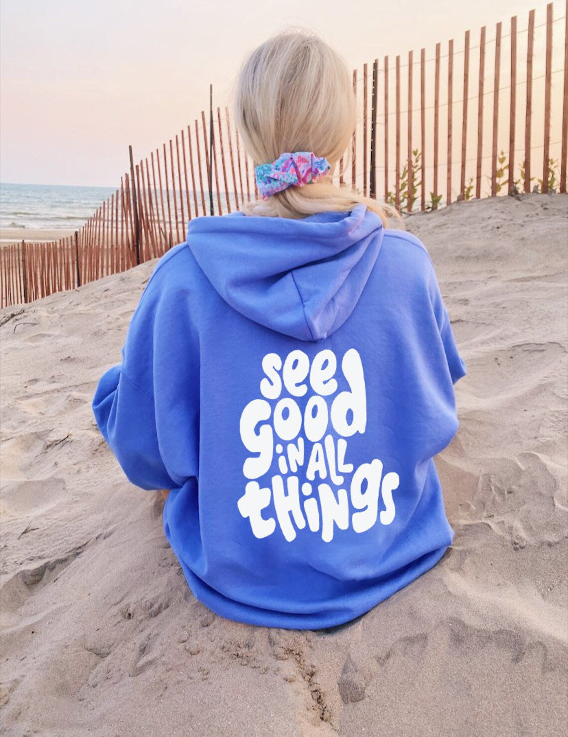 Womens See Good In All Things Preppy Hoodies