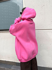 Premium Fleece Pure Color Heavyweight Biggy Hoodie