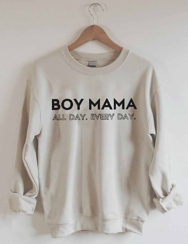 Boy Mama Sudadera Estampada Todo el Día Todos los Días