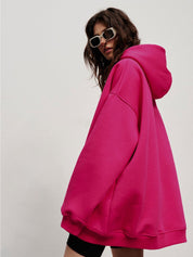Premium Fleece Pure Color Heavyweight Biggy Hoodie