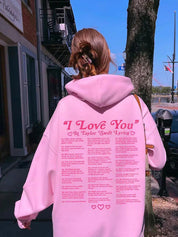 Women's Inspirational Different Ways To Say I Love You Hoodie