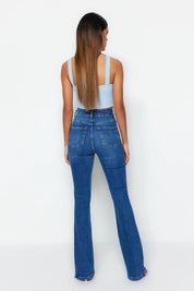 AZUL | High-Waisted Flared Jeans