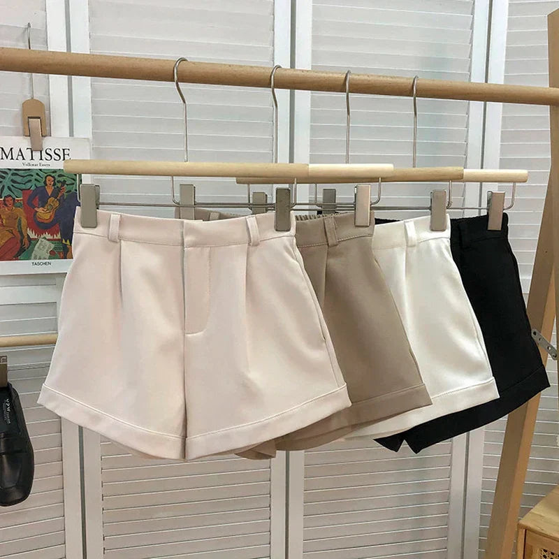 ANDREA | Short élégant taille haute