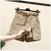 SUZY | Wrap Skort with Buttons and Pockets