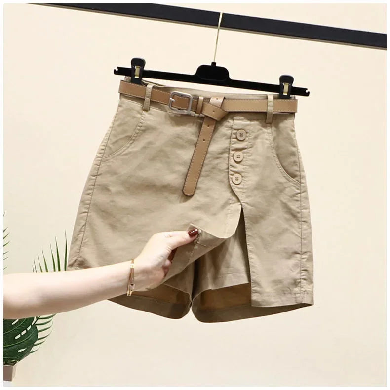 SUZY | Wrap Skort with Buttons and Pockets