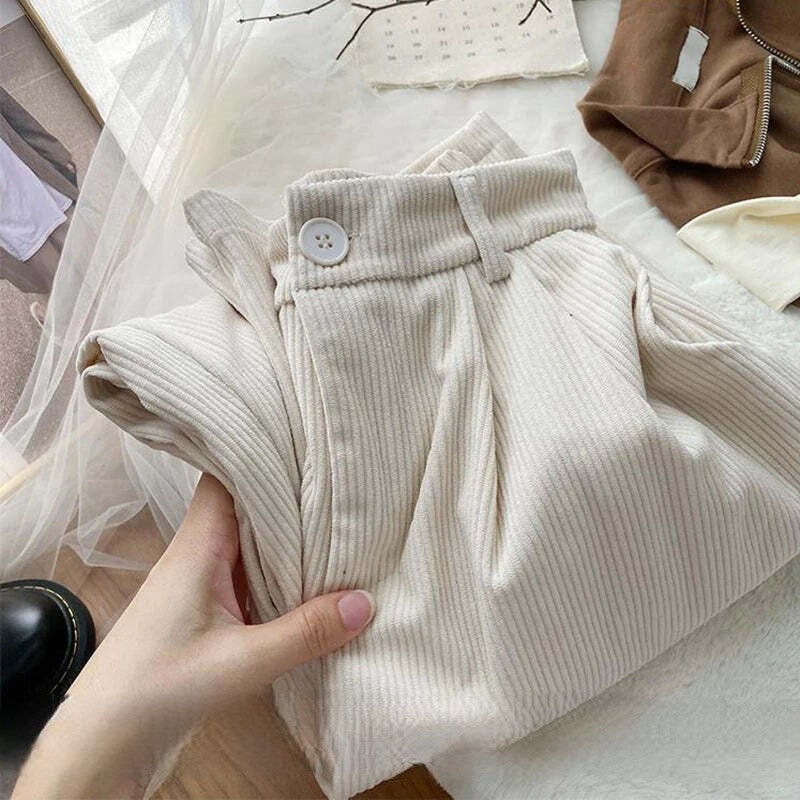 JESSY | Vintage High-Waisted Corduroy Pants for Women