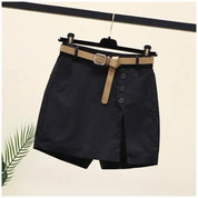 SUZY | Wrap Skort with Buttons and Pockets