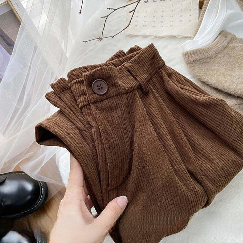 JESSY | Vintage High-Waisted Corduroy Pants for Women