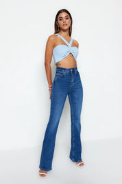 AZUL | High-Waisted Flared Jeans