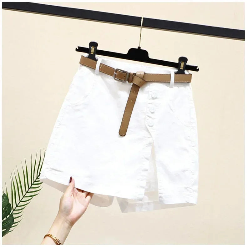SUZY | Wrap Skort with Buttons and Pockets