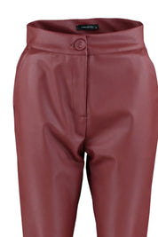 Diana | Elegant Faux Leather Pants