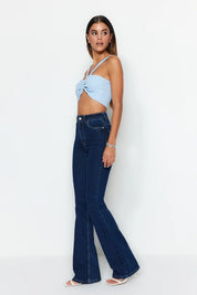 AZUL | High-Waisted Flared Jeans