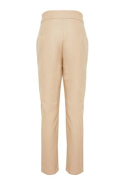 Diana | Elegant Faux Leather Pants