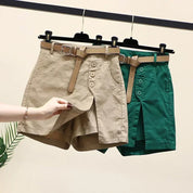 SUZY | Wrap Skort with Buttons and Pockets