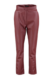 Diana | Elegant Faux Leather Pants