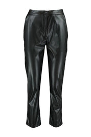 Diana | Elegant Faux Leather Pants