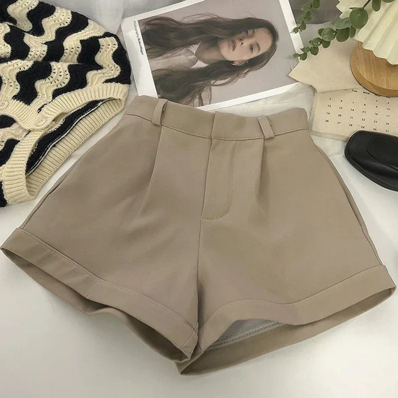 ANDREA | Short élégant taille haute
