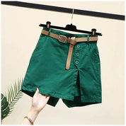SUZY | Wrap Skort with Buttons and Pockets