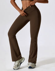 PHOEBE | High-waisted fitted leggings with tapered legs