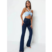 AZUL | High-Waisted Flared Jeans