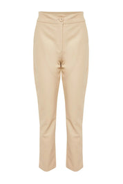 Diana | Elegant Faux Leather Pants