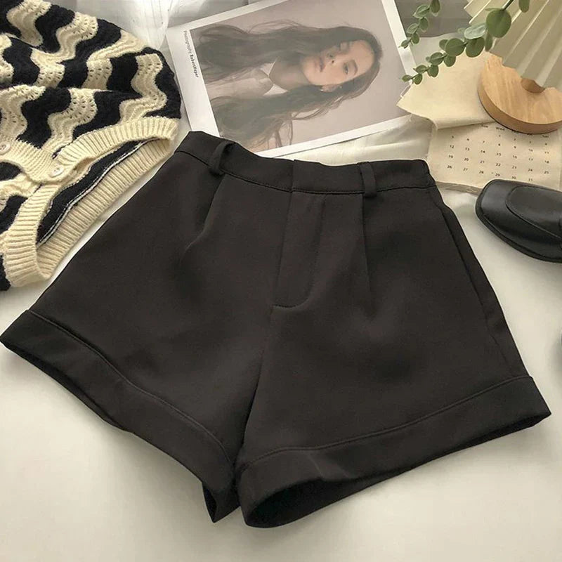 ANDREA | Short élégant taille haute