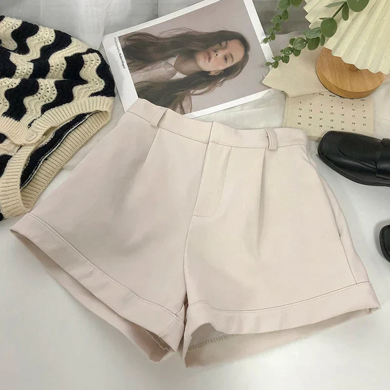 ANDREA | Short élégant taille haute