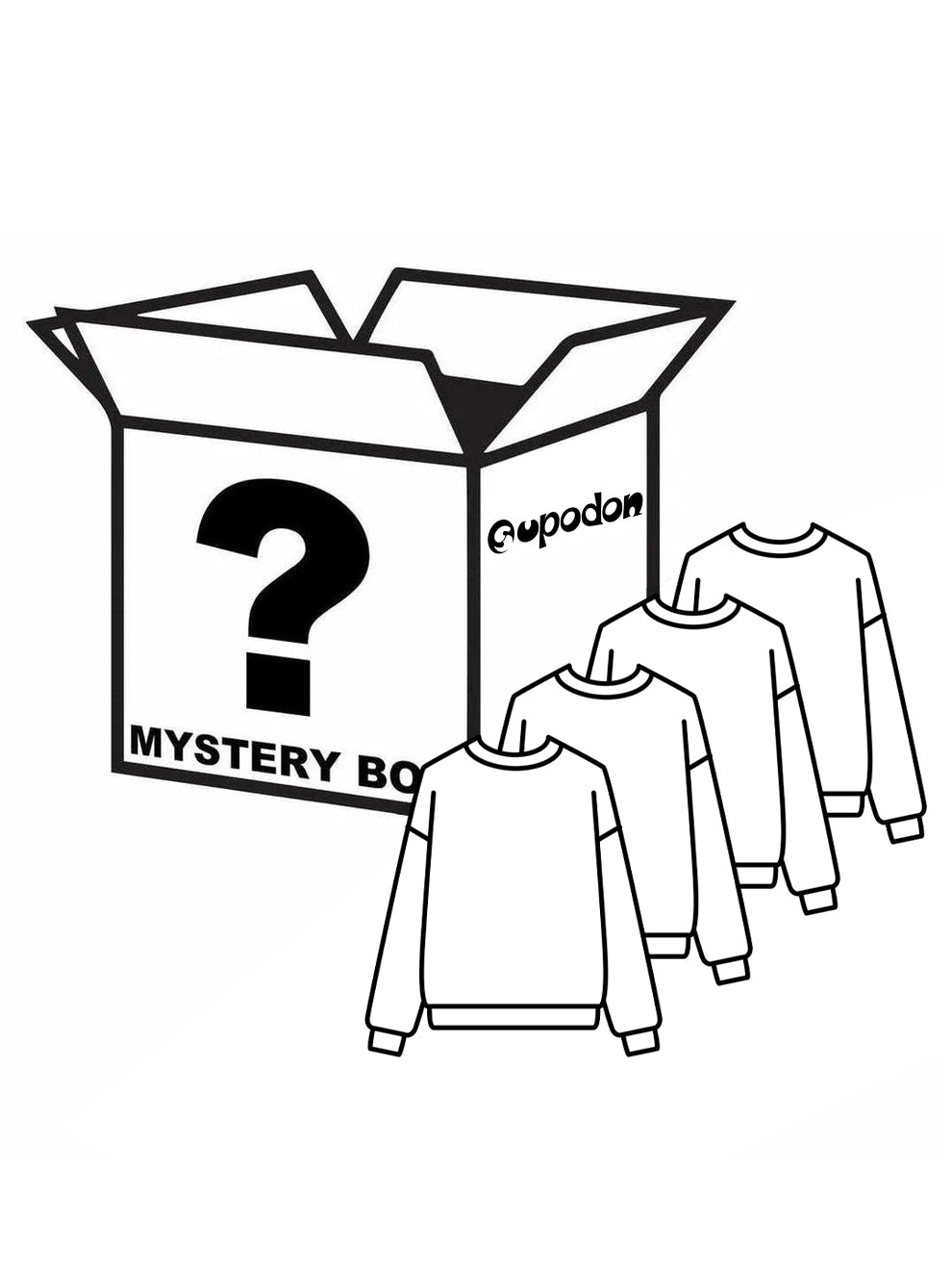Mystery Box - Four Crewneck Sweatshirts