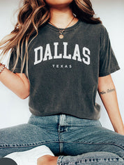 Ladies Dallas Texas O Neck Shirts