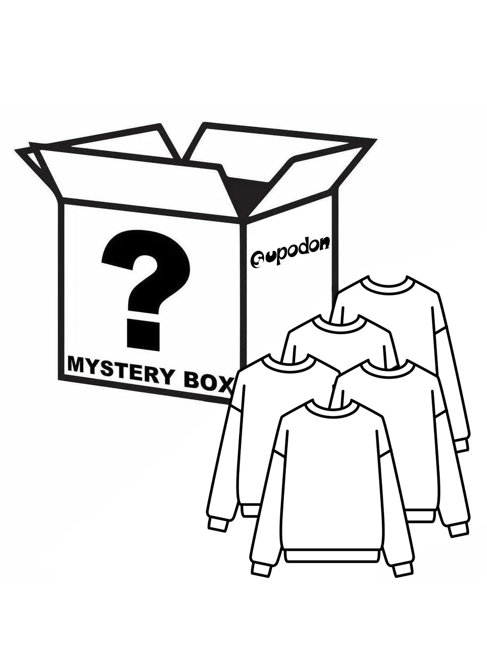 Mystery Box - Five Crewneck Sweatshirts