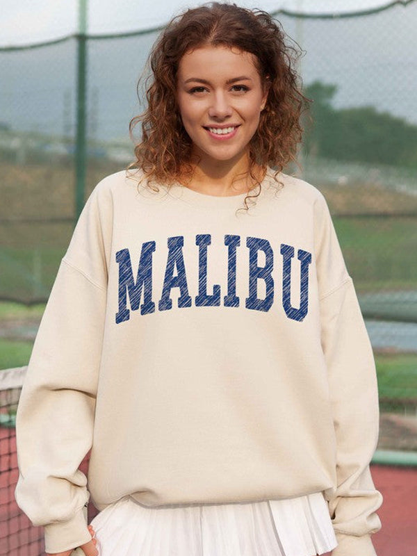 Women's Retro Malibu Crewneck Sweatshirt