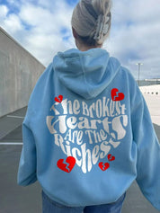 Women's The Broken Hearts Are The Richest Hoodie