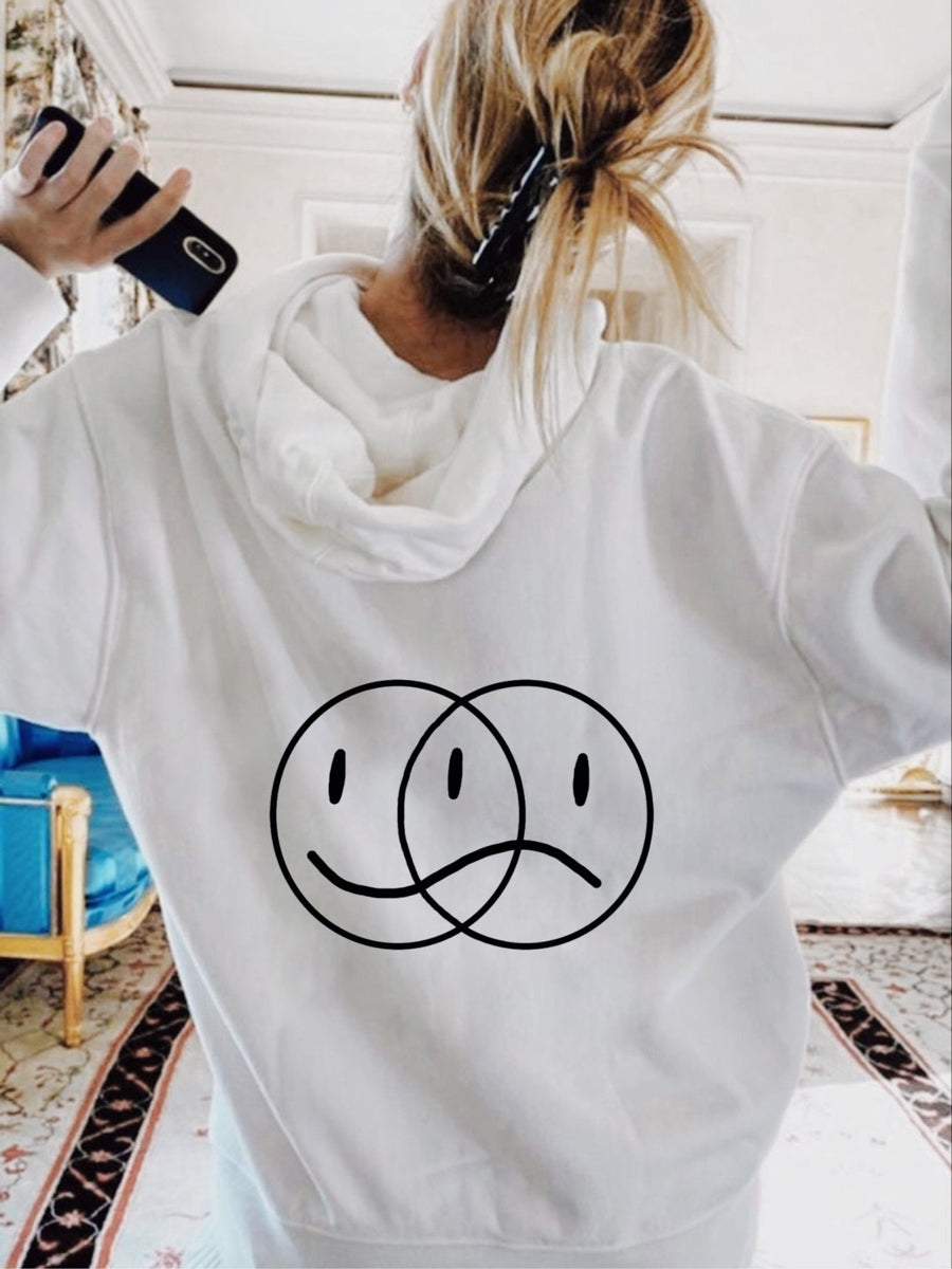 Women's Be You Smiling or Not Smiling Self Love Hoodie