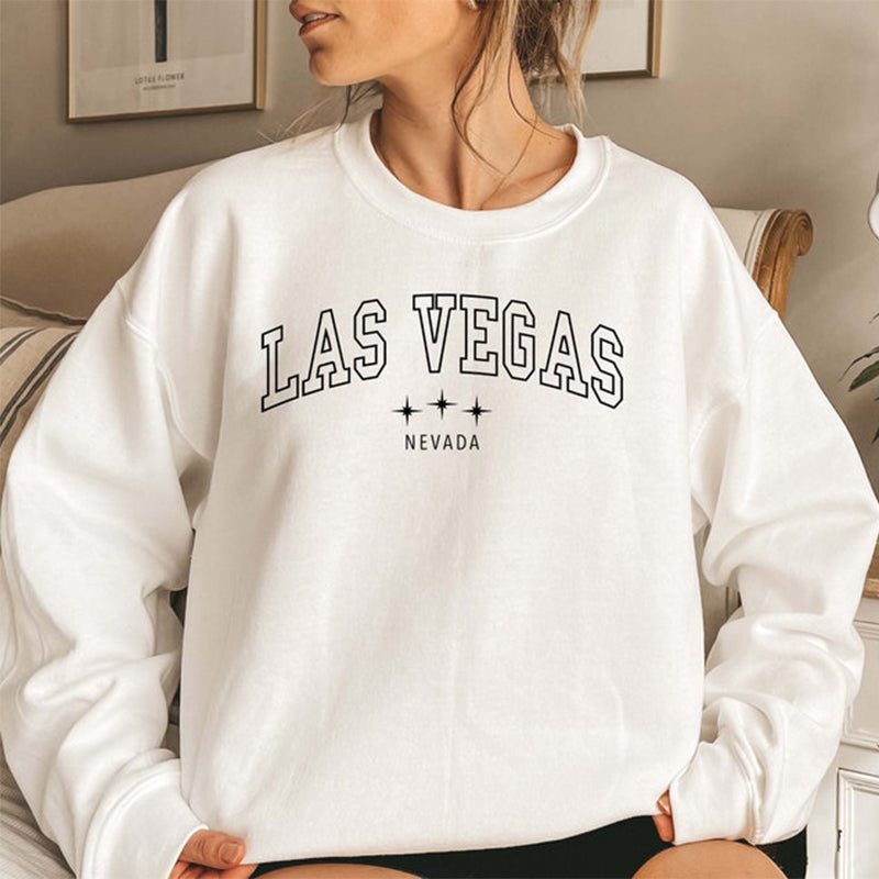 Womens Las Vegas Nevada Crewneck Sweatshirt