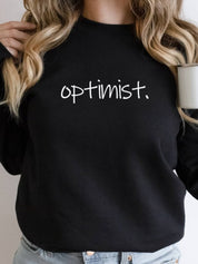 Women's Optimist Positive Vibes Crewneck Sweatshirt