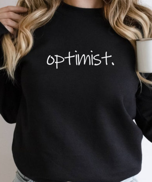 Women's Optimist Positive Vibes Crewneck Sweatshirt
