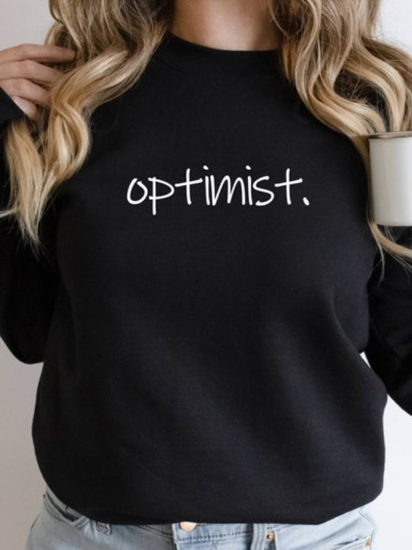 Women's Optimist Positive Vibes Crewneck Sweatshirt