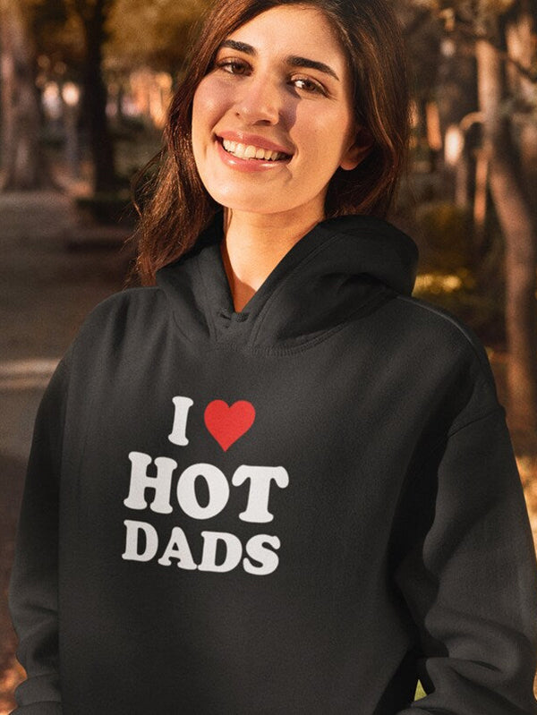 Casual I Heart Hot Dads Hoodies