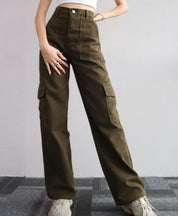 AYLA | Women's cargo jeans with pockets