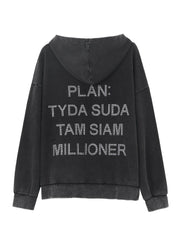 Distressed Plan Tyda Suda Tam Siam Millioner Diamond Hoodie