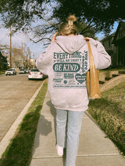 Aesthetic Everything Will Be Okay Positive Mental Health Hoodie